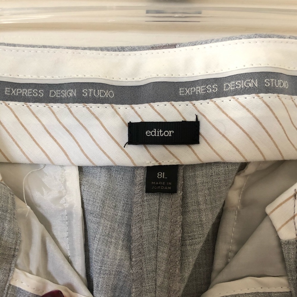 Gray bootcut work pants. Only worn once